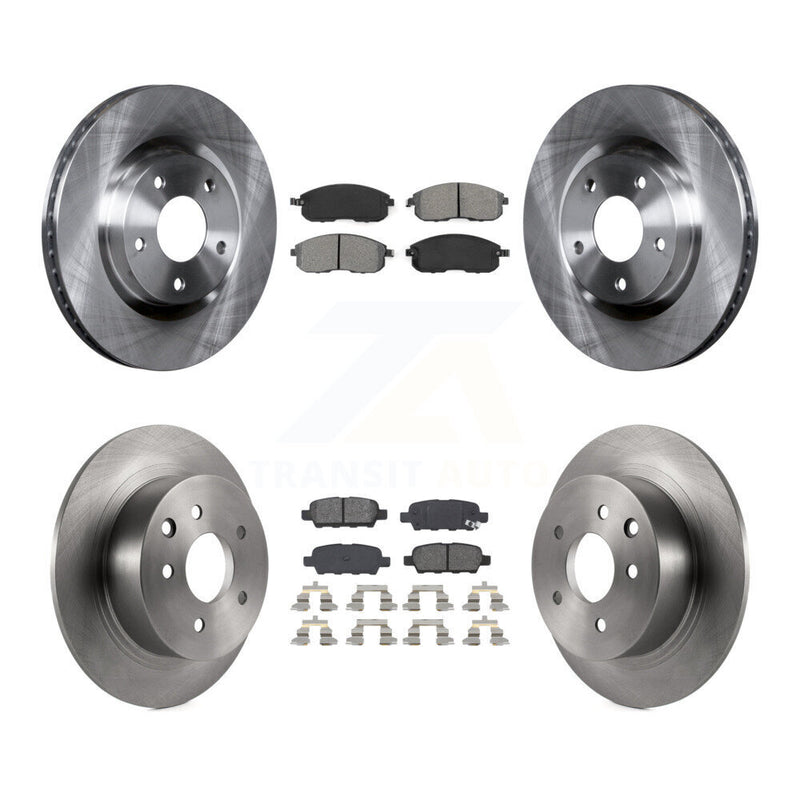 Transit Auto K8S-101393 Disc Brake Kit for 2007-2012 Nissan Sentra - Front and Rear product image