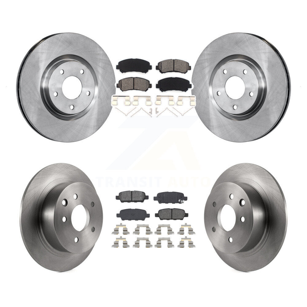 Transit Auto K8S-101394 Disc Brake Kit for 2007-2012 Nissan Sentra - Front and Rear product image