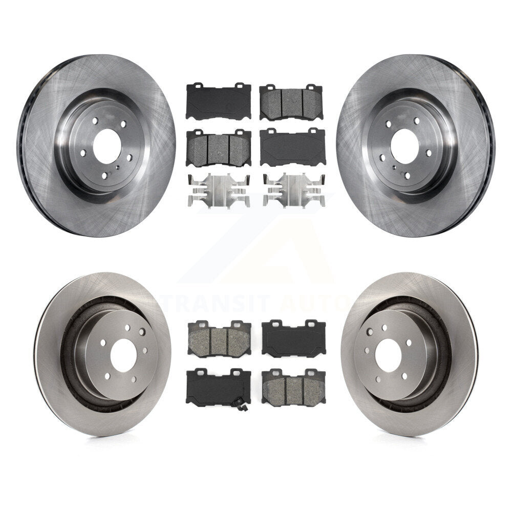 Transit Auto K8S-101406 Disc Brake Kit for 2009-2013 INFINITI G37 - Front and Rear product image