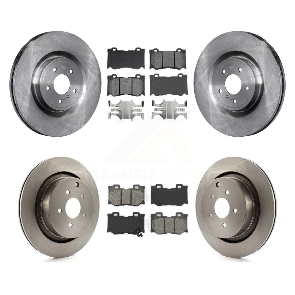 Transit Auto K8S-101407 Disc Brake Kit for 2009-2013 INFINITI FX50 - Front and Rear product image