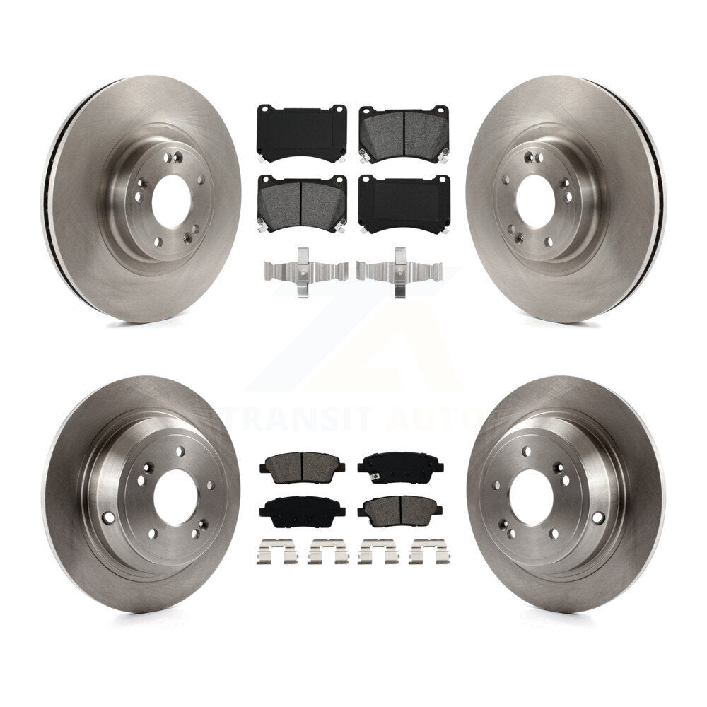 Transit Auto K8S-101424 Disc Brake Kit for 2010-2014 Hyundai Genesis - Front and Rear product image