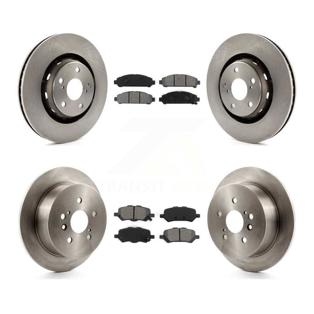 Transit Auto K8S-101428 Disc Brake Kit for 2009-2016 Toyota Venza - Front and Rear product image