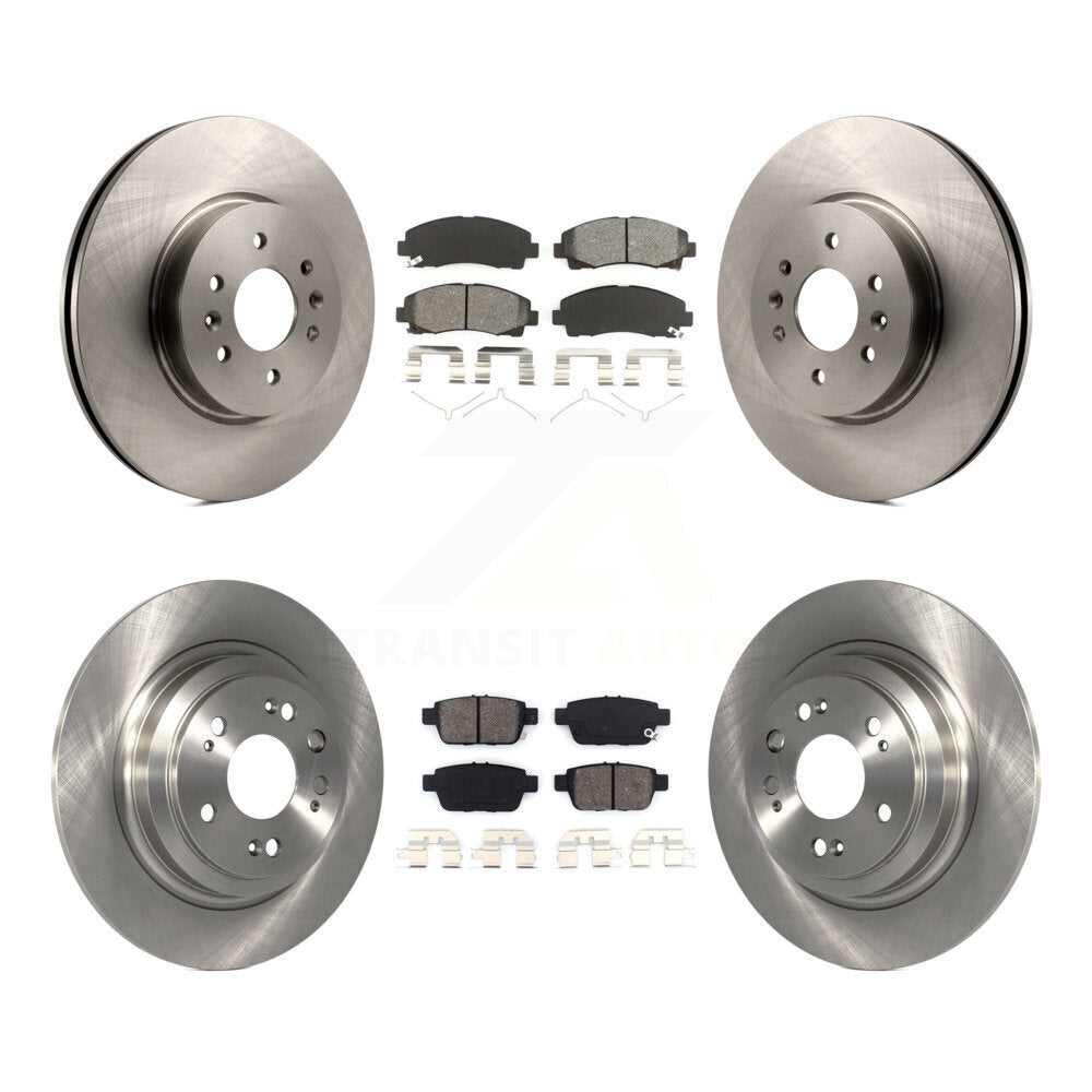 Transit Auto K8S-101431 Disc Brake Kit for 2009-2014 Acura TL - Front and Rear product image