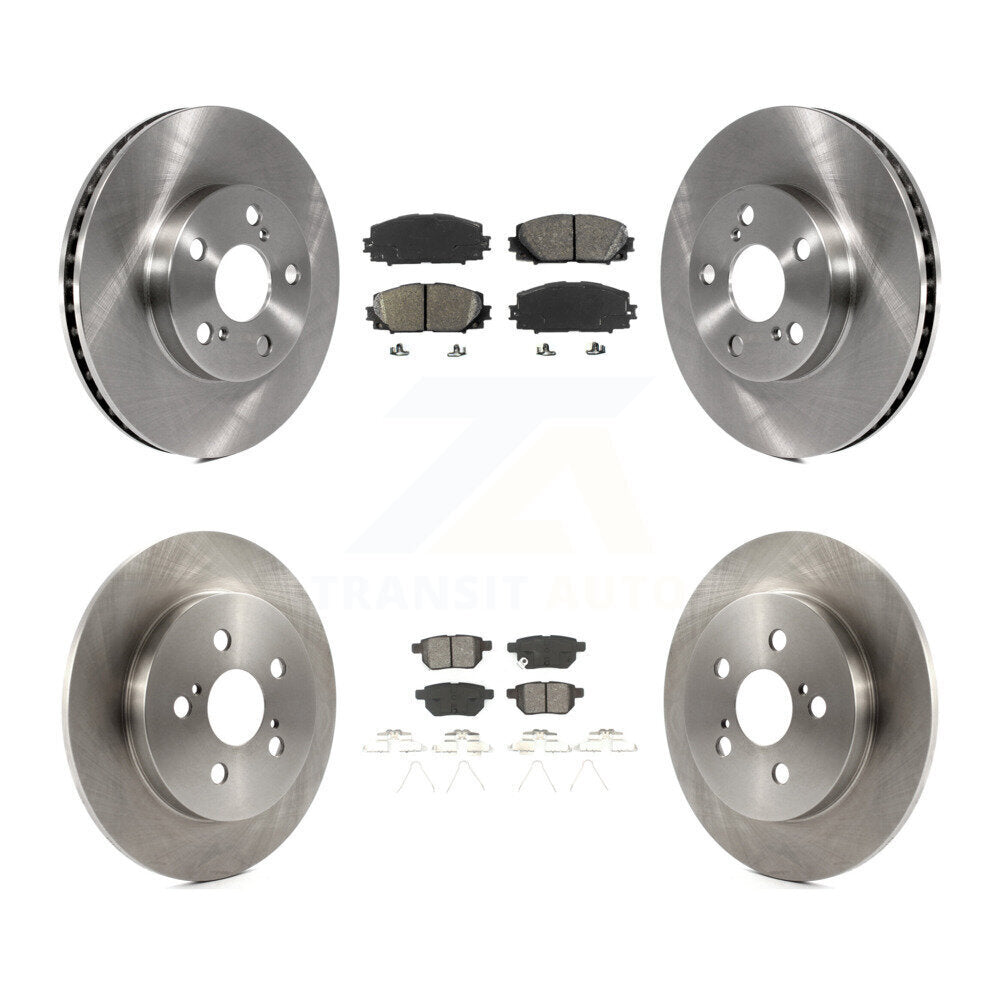 Transit Auto K8S-101433 Disc Brake Kit for 2010-2015 Toyota Prius Plug-In, Lexus CT200h, Toyota Prius - Front and Rear product image