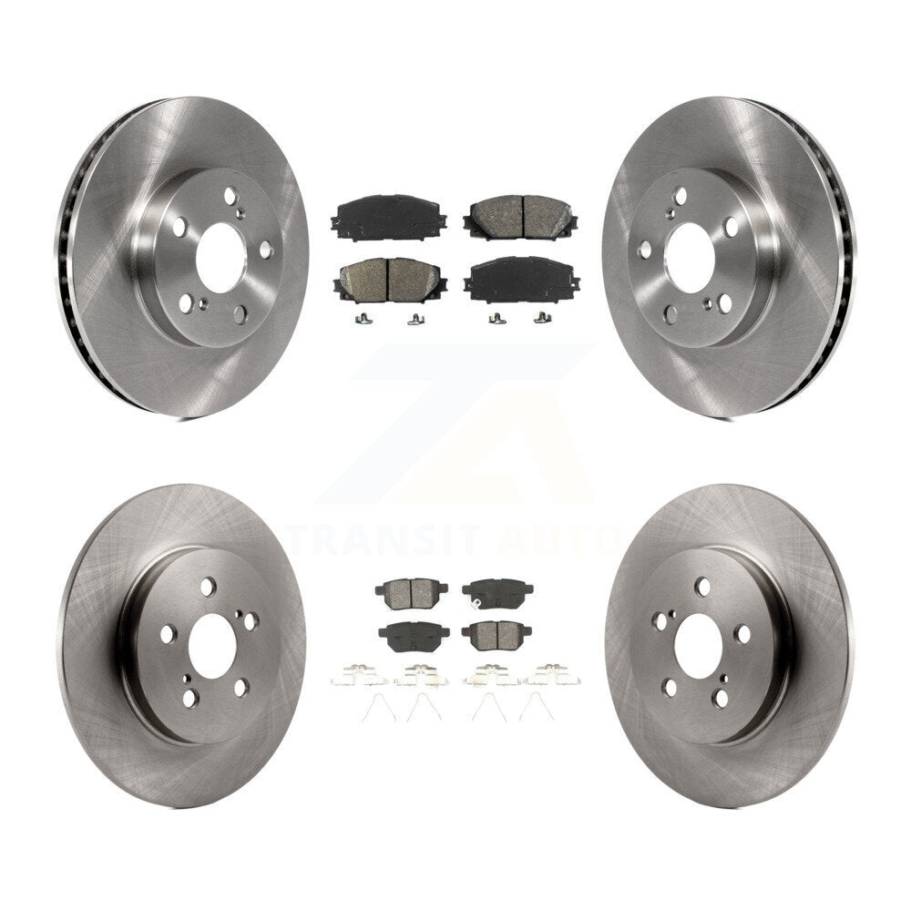 Transit Auto K8S-101434 Disc Brake Kit for 2011-2017 Lexus CT200h - Front and Rear product image
