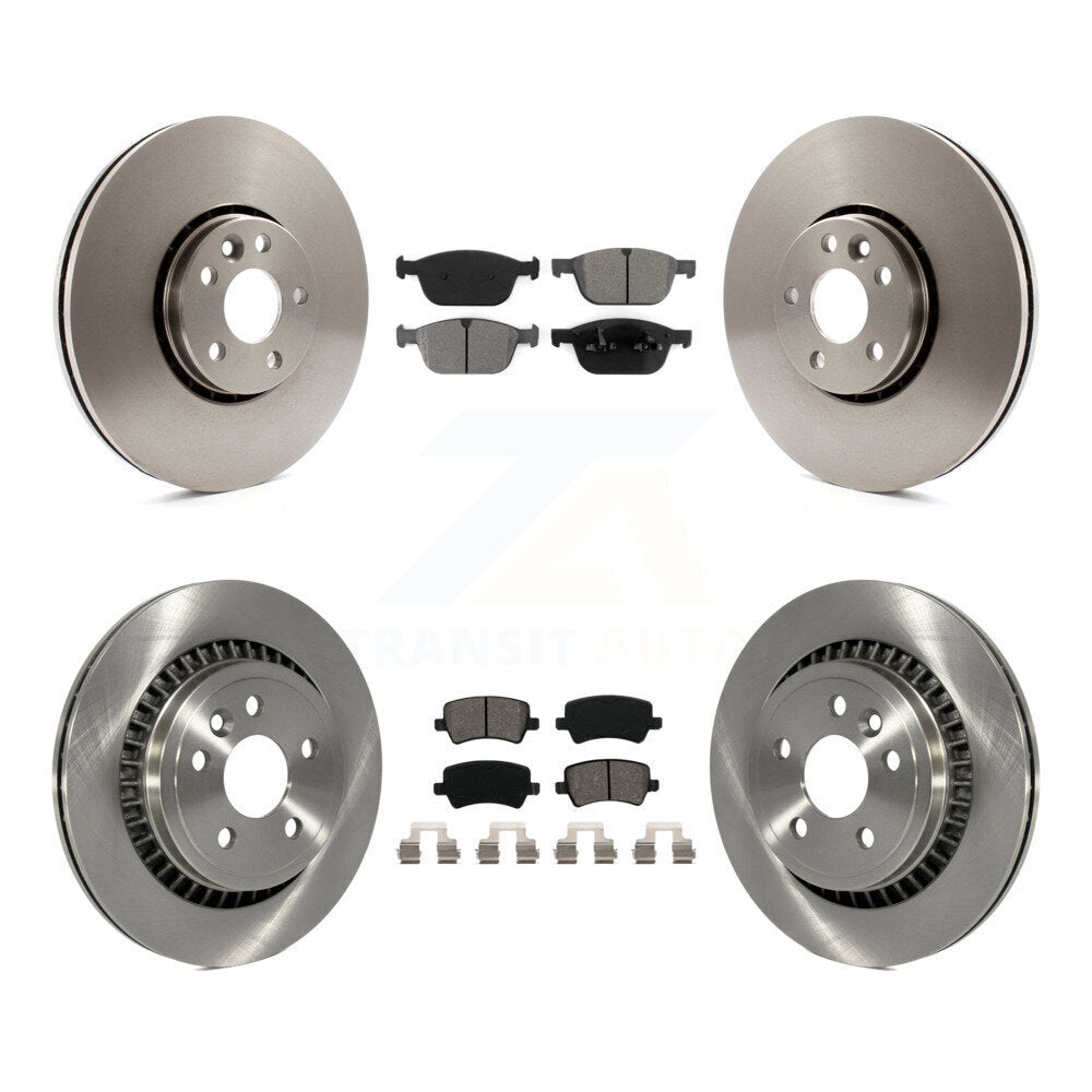 Transit Auto K8S-101440 Disc Brake Kit for 2010-2015 Volvo XC60 - Front and Rear product image