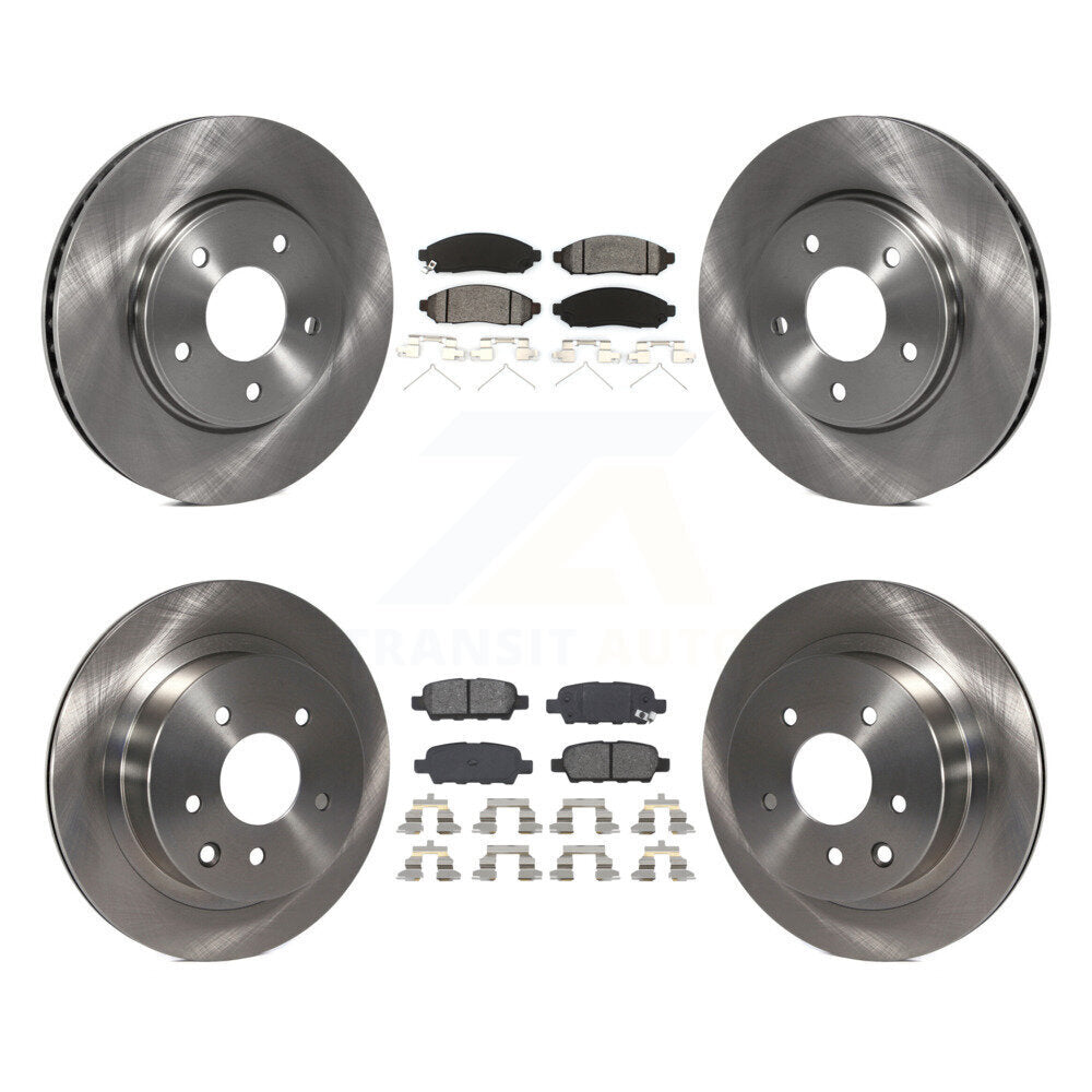 Transit Auto K8S-101453 Disc Brake Kit for 2011-2014 Nissan LEAF - Front and Rear product image