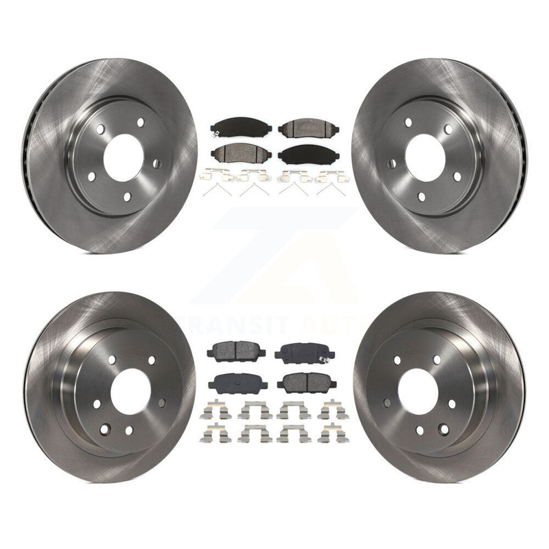 Transit Auto K8S-101453 Disc Brake Kit for 2011-2014 Nissan LEAF - Front and Rear product image