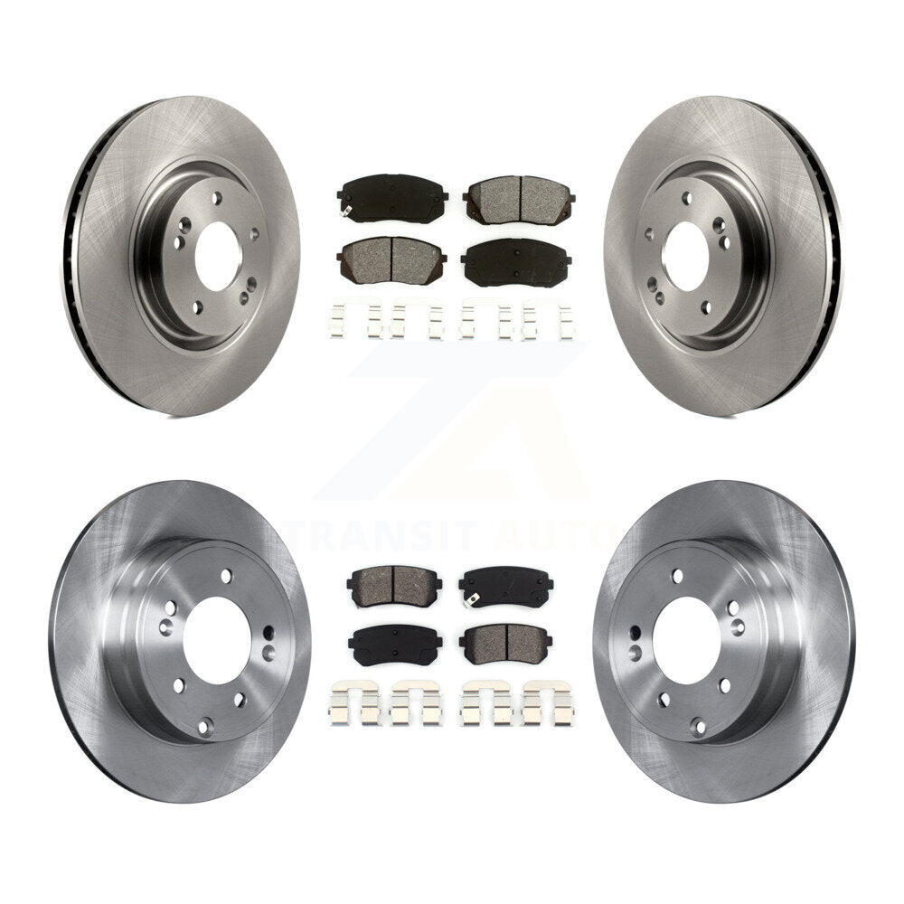 Transit Auto K8S-101457 Disc Brake Kit for 2014-2017 Hyundai Tucson, Kia Cadenza - Front and Rear product image