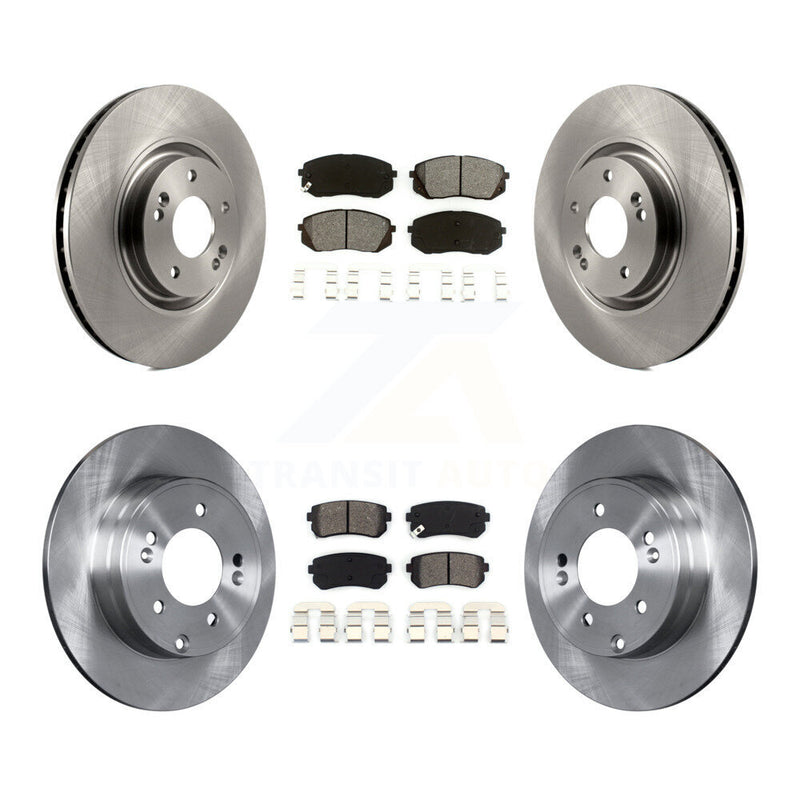Transit Auto K8S-101457 Disc Brake Kit for 2014-2017 Hyundai Tucson, Kia Cadenza - Front and Rear product image