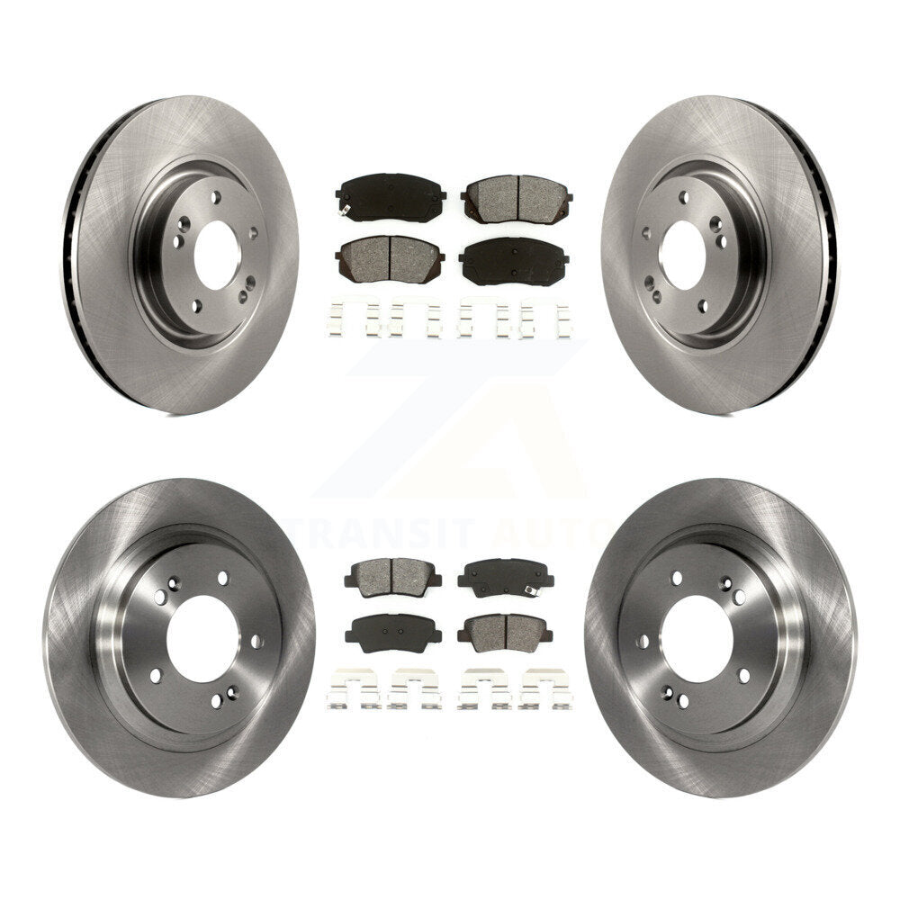 Transit Auto K8S-101459 Disc Brake Kit for 2014-2016 Hyundai Sonata, Kia Cadenza - Front and Rear product image