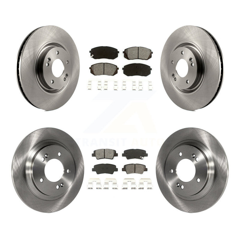 Transit Auto K8S-101459 Disc Brake Kit for 2014-2016 Hyundai Sonata, Kia Cadenza - Front and Rear product image
