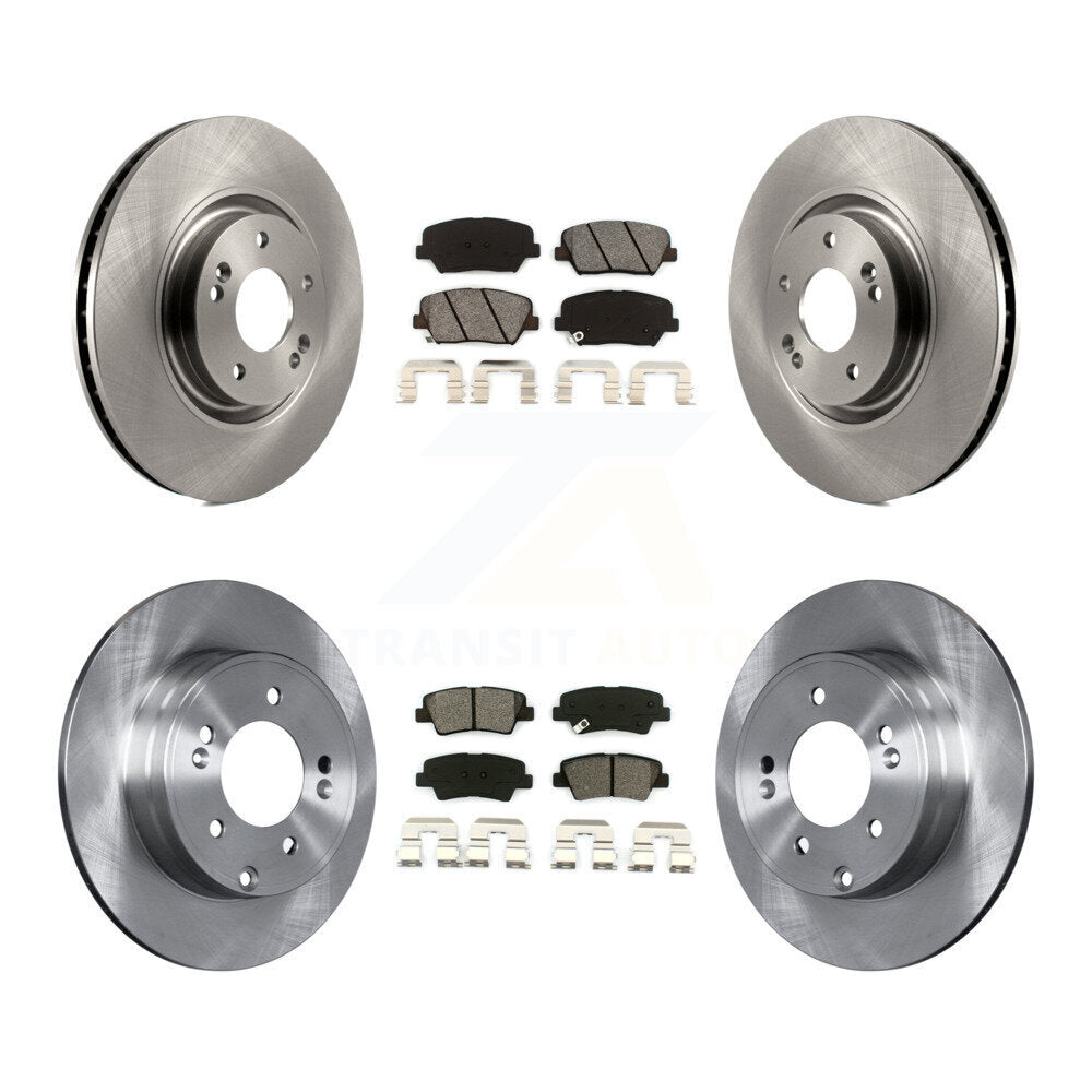 Transit Auto K8S-101462 Disc Brake Kit for 2012-2017 Hyundai Azera - Front and Rear product image