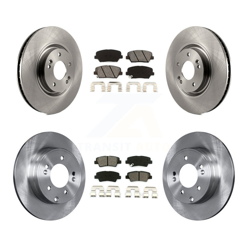 Transit Auto K8S-101462 Disc Brake Kit for 2012-2017 Hyundai Azera - Front and Rear product image