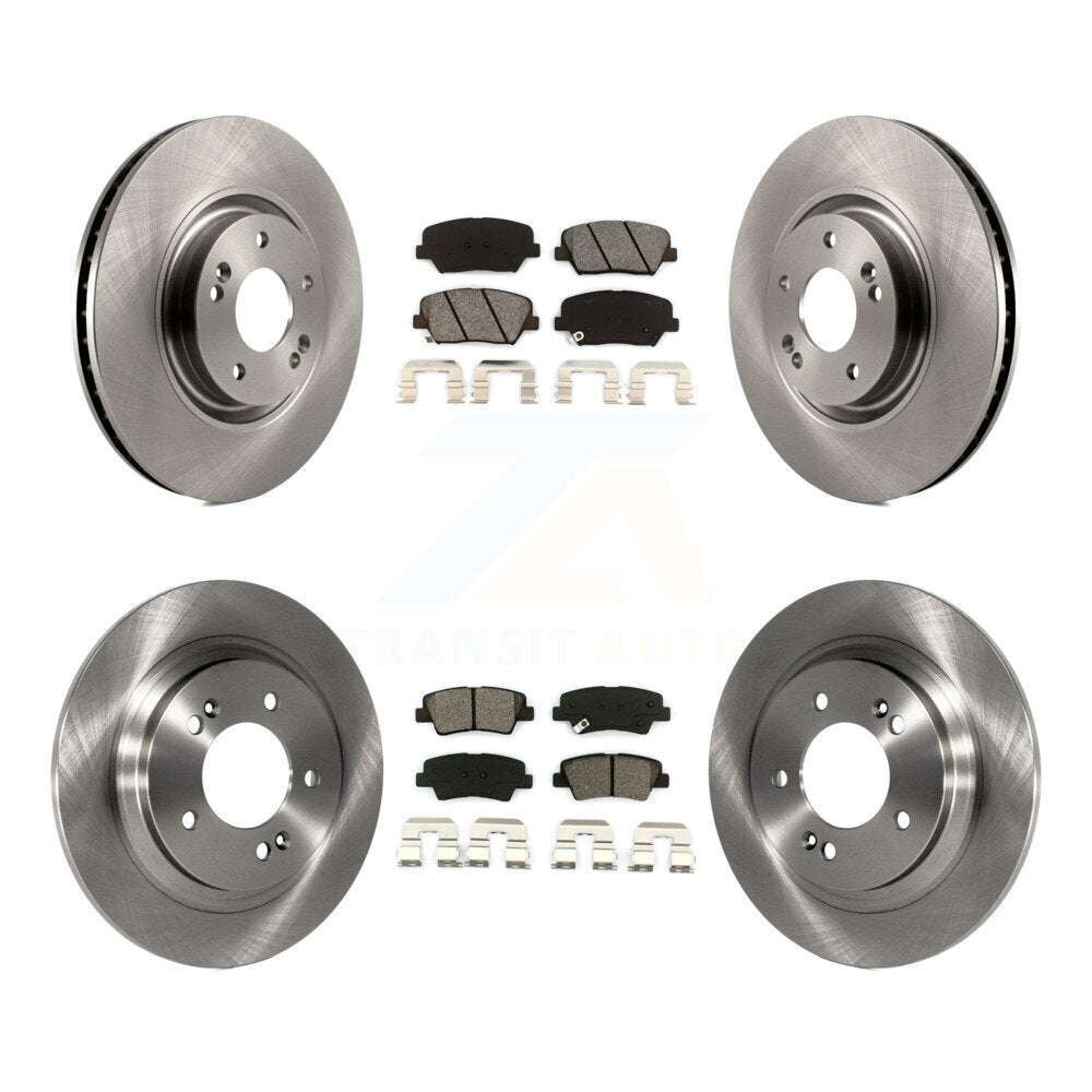 Transit Auto K8S-101463 Disc Brake Kit for 2016-2017 Hyundai Azera - Front and Rear product image