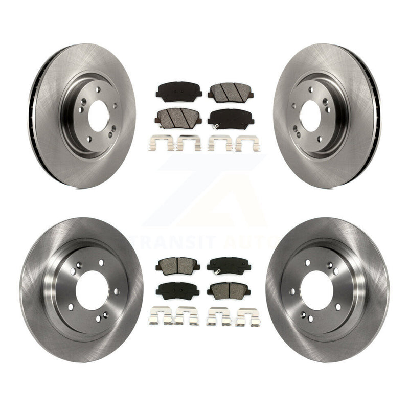 Transit Auto K8S-101463 Disc Brake Kit for 2016-2017 Hyundai Azera - Front and Rear product image