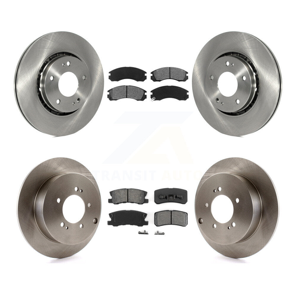 Transit Auto K8S-101465 Disc Brake Kit for 2009-2015 Mitsubishi Lancer - Front and Rear product image