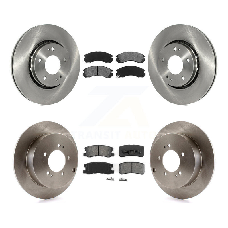 Transit Auto K8S-101465 Disc Brake Kit for 2009-2015 Mitsubishi Lancer - Front and Rear product image