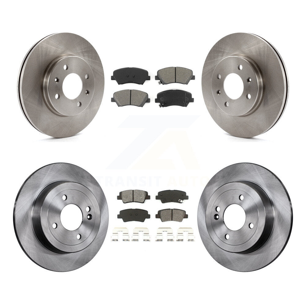 Transit Auto K8S-101474 Disc Brake Kit for 2012-2018 Kia Rio, Hyundai Accent - Front and Rear product image