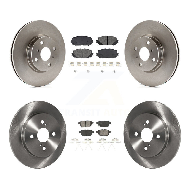Transit Auto K8S-101476 Disc Brake Kit for 2012-2018 Toyota Yaris - Front and Rear product image