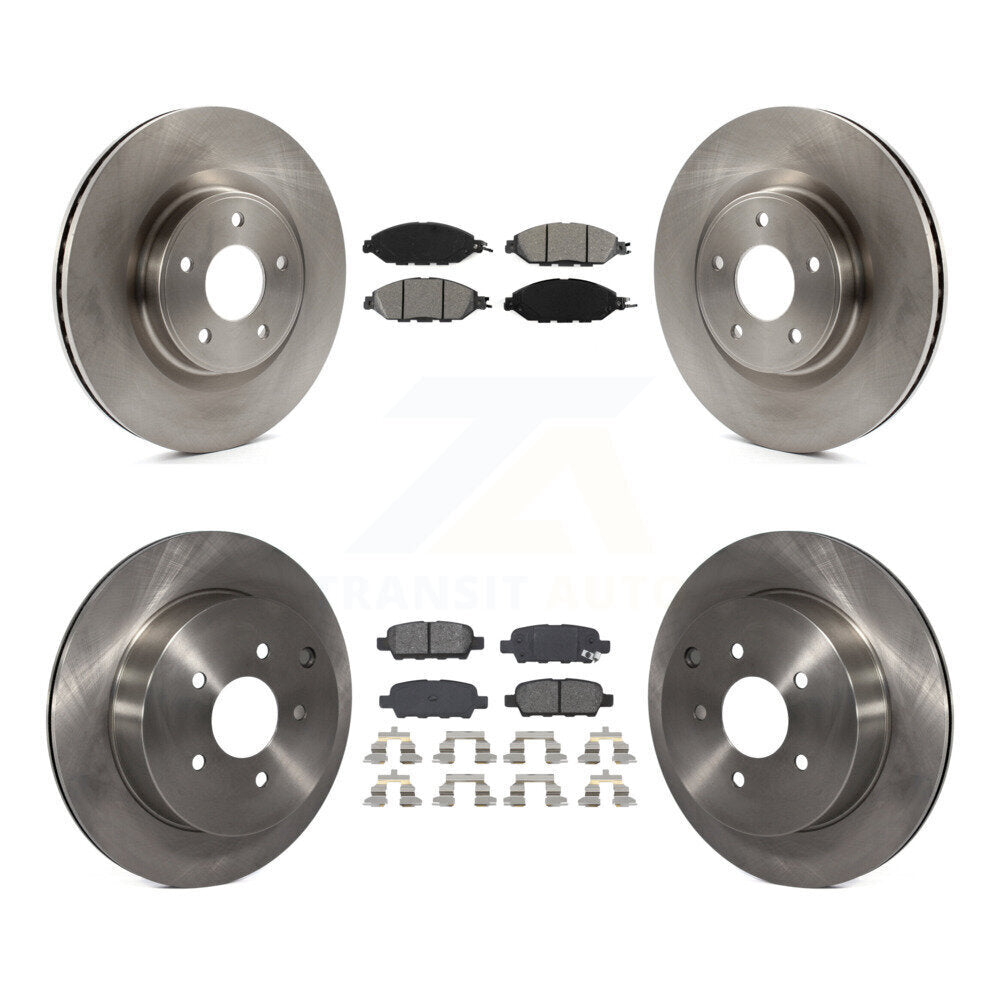 Transit Auto K8S-101491 Disc Brake Kit for 2013-2024 Nissan Murano, INFINITI QX60, INFINITI JX35 & more - Front and Rear product image
