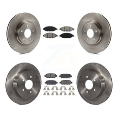 Transit Auto K8S-101491 Disc Brake Kit for 2013-2024 Nissan Murano, INFINITI QX60, INFINITI JX35 & more - Front and Rear product image