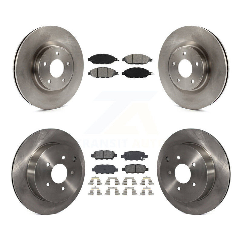 Transit Auto K8S-101491 Disc Brake Kit for 2013-2024 Nissan Murano, INFINITI QX60, INFINITI JX35 & more - Front and Rear product image