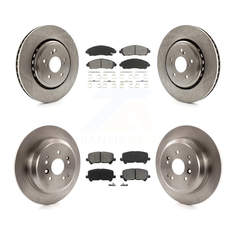 Transit Auto K8S-101494 Disc Brake Kit for 2014-2016 Acura MDX - Front and Rear product image