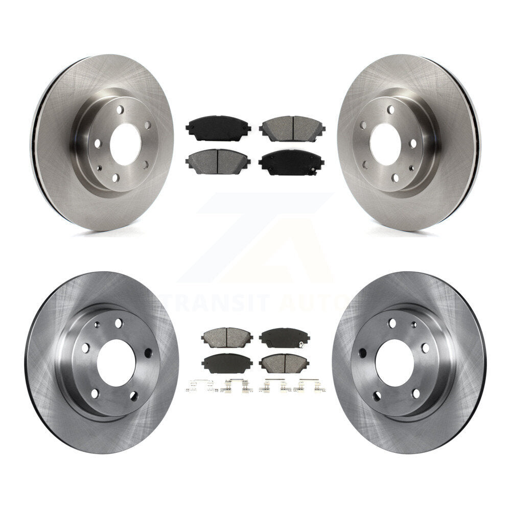 Transit Auto K8S-101495 Disc Brake Kit for 2014-2018 Mazda 3, Mazda 3 Sport - Front and Rear product image