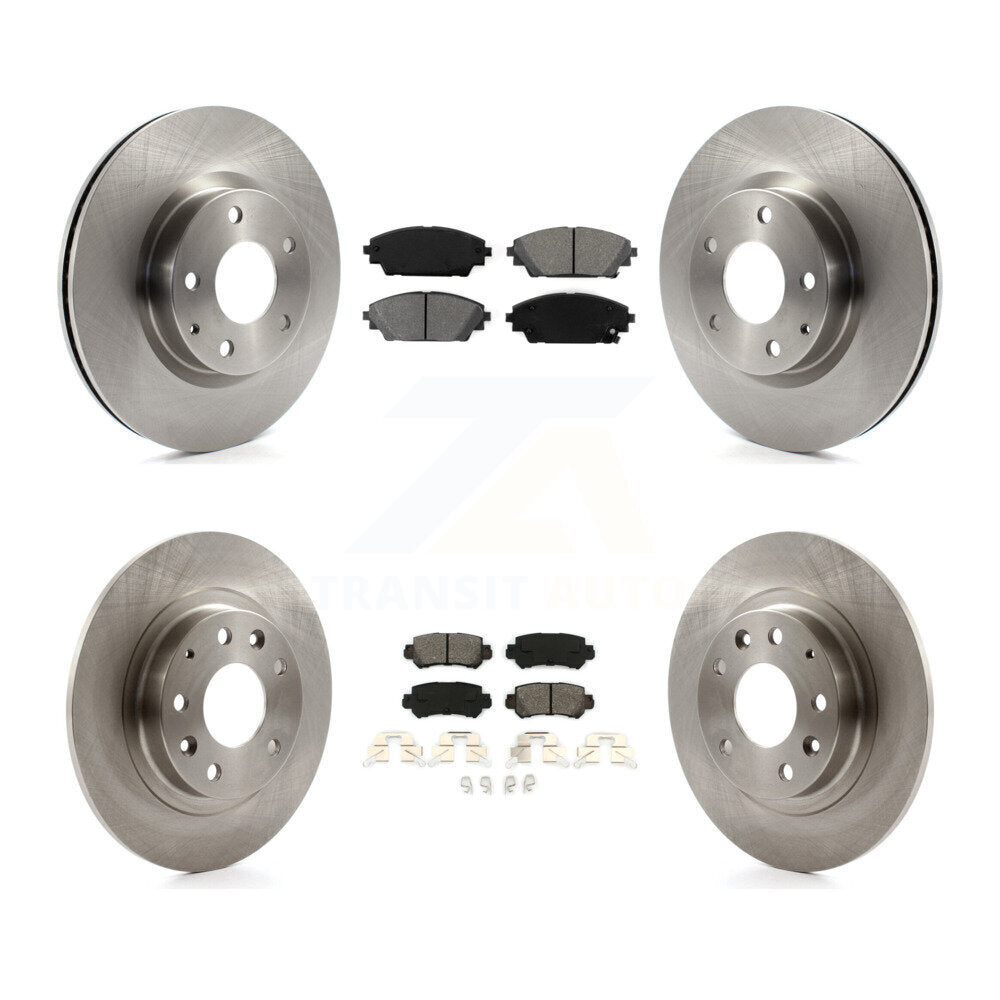Transit Auto K8S-101496 Disc Brake Kit for 2016-2018 Mazda CX-3 - Front and Rear product image