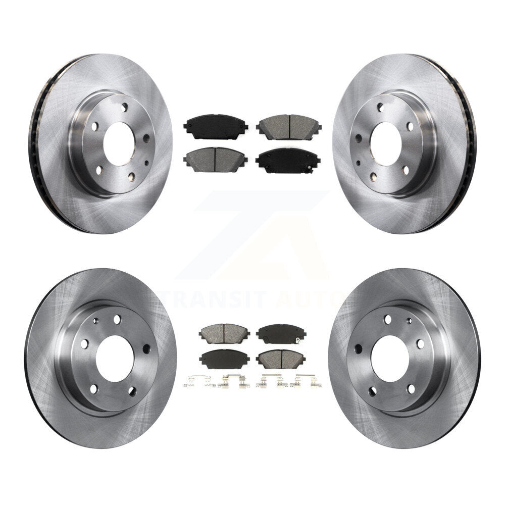 Transit Auto K8S-101499 Disc Brake Kit for 2014-2018 Mazda 3, Mazda 3 Sport - Front and Rear product image