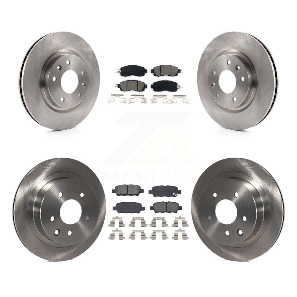 Transit Auto K8S-101503 Disc Brake Kit for 2014-2017 Nissan LEAF - Front and Rear product image