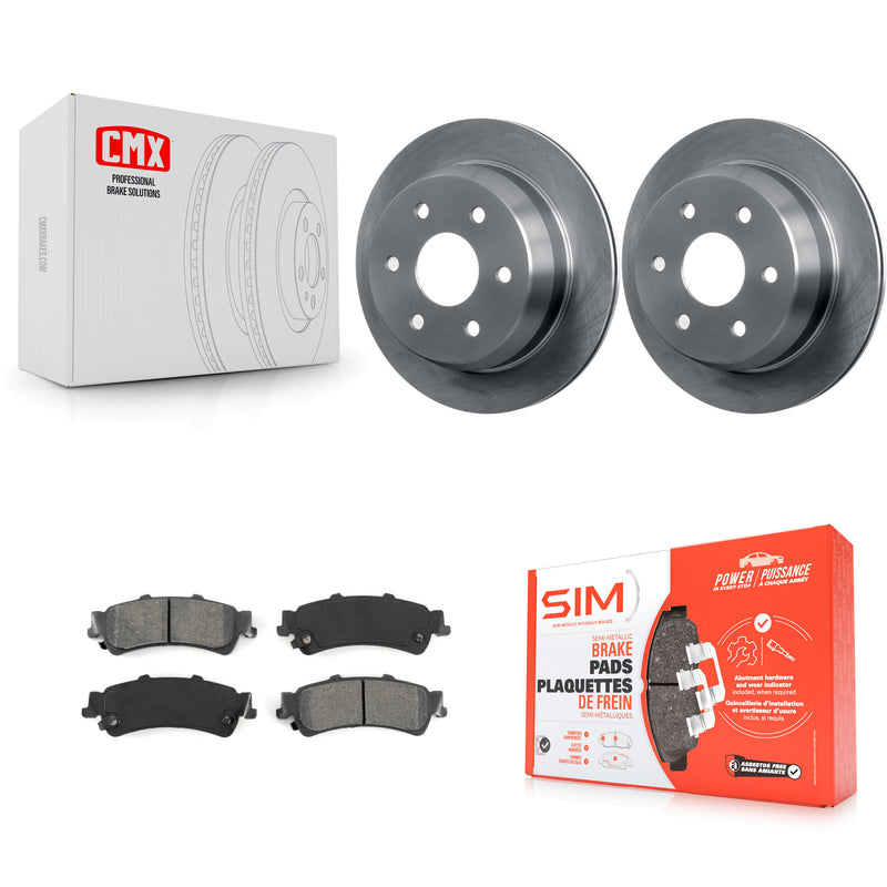 Transit Auto K8S-101517 Disc Brake Kit for 1999-2007 Chevrolet Silverado 1500 Classic, GMC Sierra 1500 Classic, Chevrolet Astro & more - Rear product image
