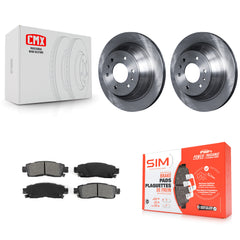 Transit Auto K8S-101534 Disc Brake Kit for 2002-2009 Saab 9-7x, Buick Rainier, GMC Envoy XUV & more - Rear product image