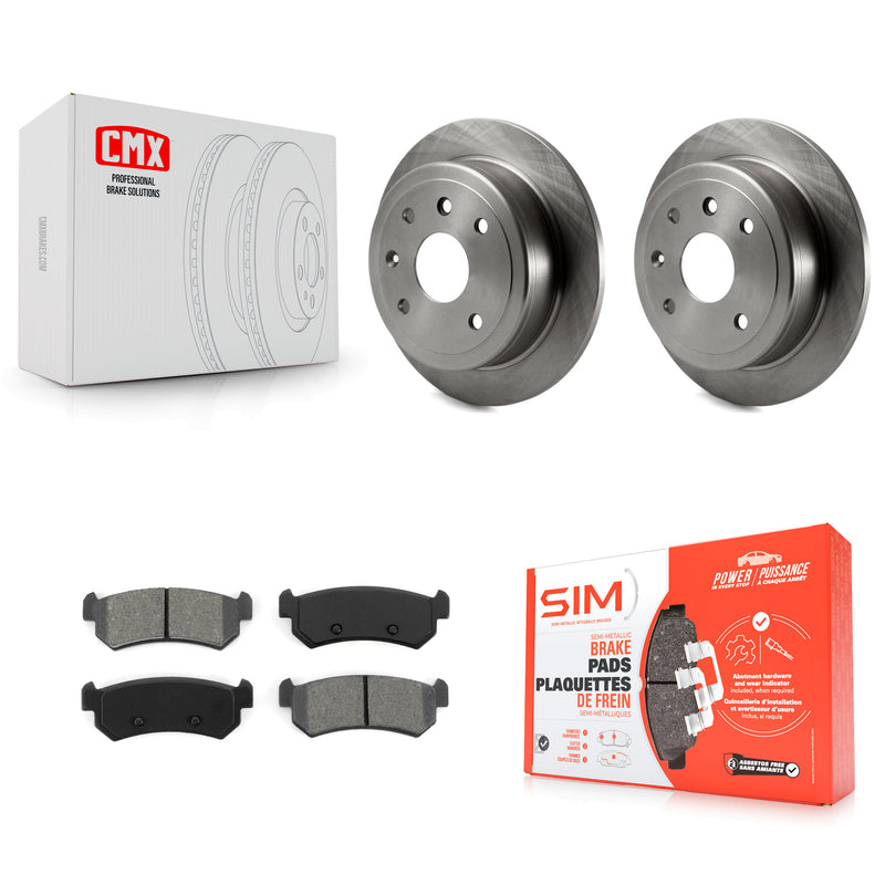Transit Auto K8S-101549 Disc Brake Kit for 2004-2006 Suzuki Reno, Chevrolet Optra, Suzuki Forenza - Rear product image