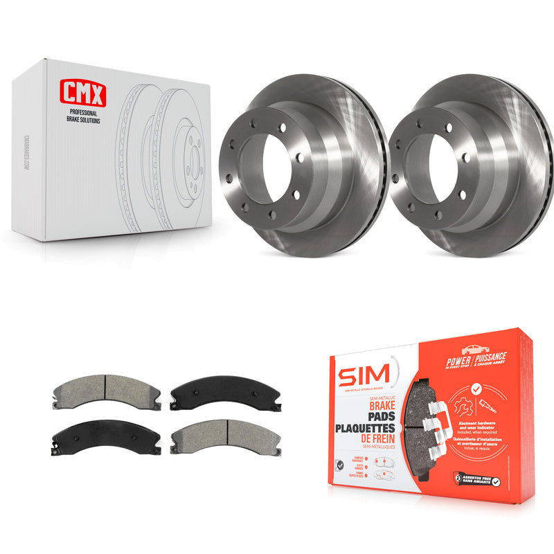 Transit Auto K8S-101557 Disc Brake Kit for 2009-2020 Chevrolet Express 4500, Chevrolet Express 3500, GMC Savana 3500 & more - Rear product image