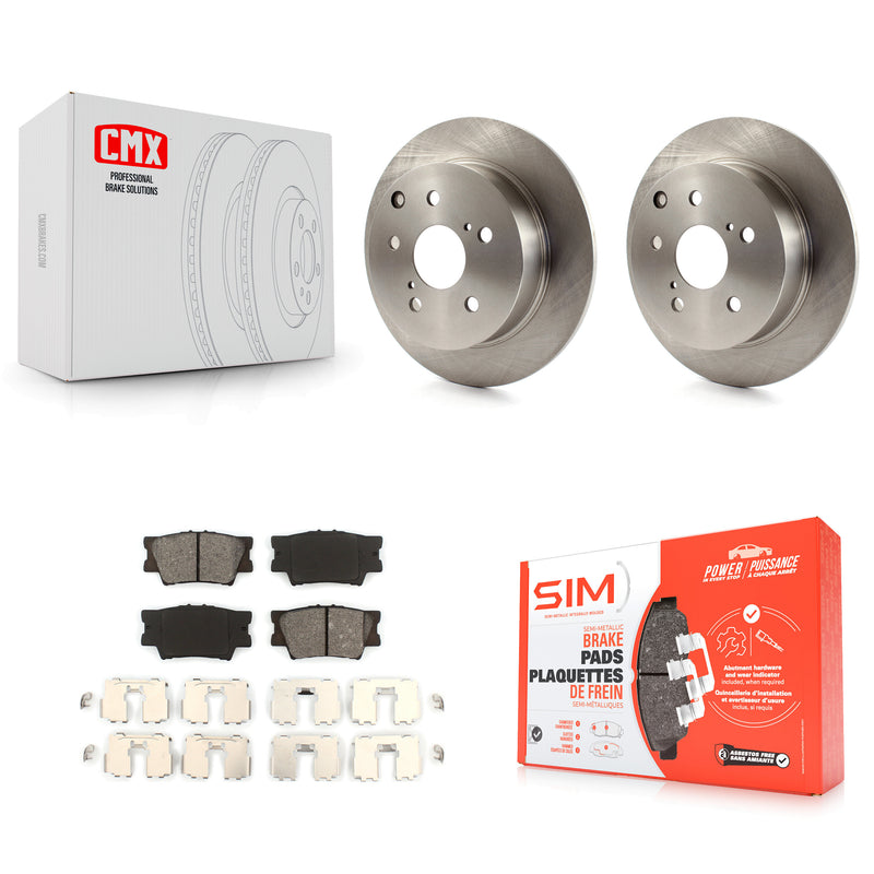Transit Auto K8S-101560 Disc Brake Kit for 2009-2013 Toyota Matrix, Pontiac Vibe - Rear product image