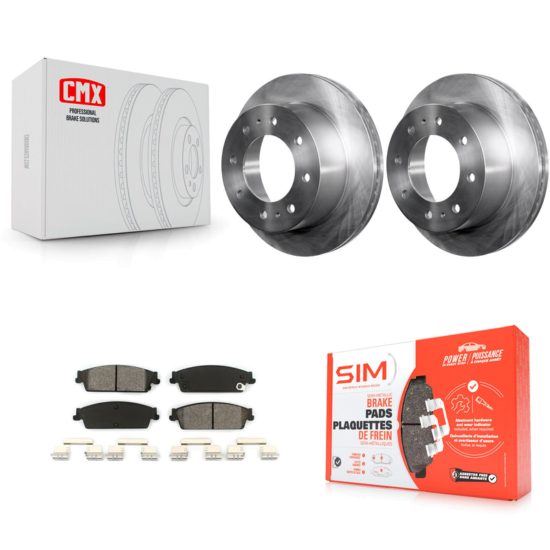 Transit Auto K8S-101574 Disc Brake Kit for 2011 Chevrolet Silverado 1500 - Rear product image