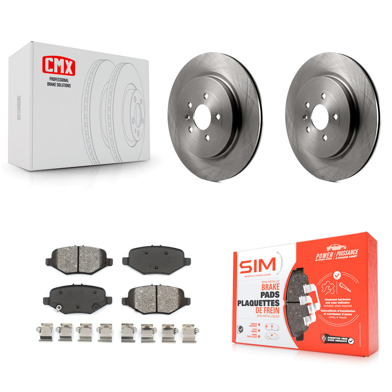 Transit Auto K8S-101640 Disc Brake Kit for 2012-2019 Ford Taurus, Ford Explorer, Ford Special Service Police Sedan & more - Rear product image