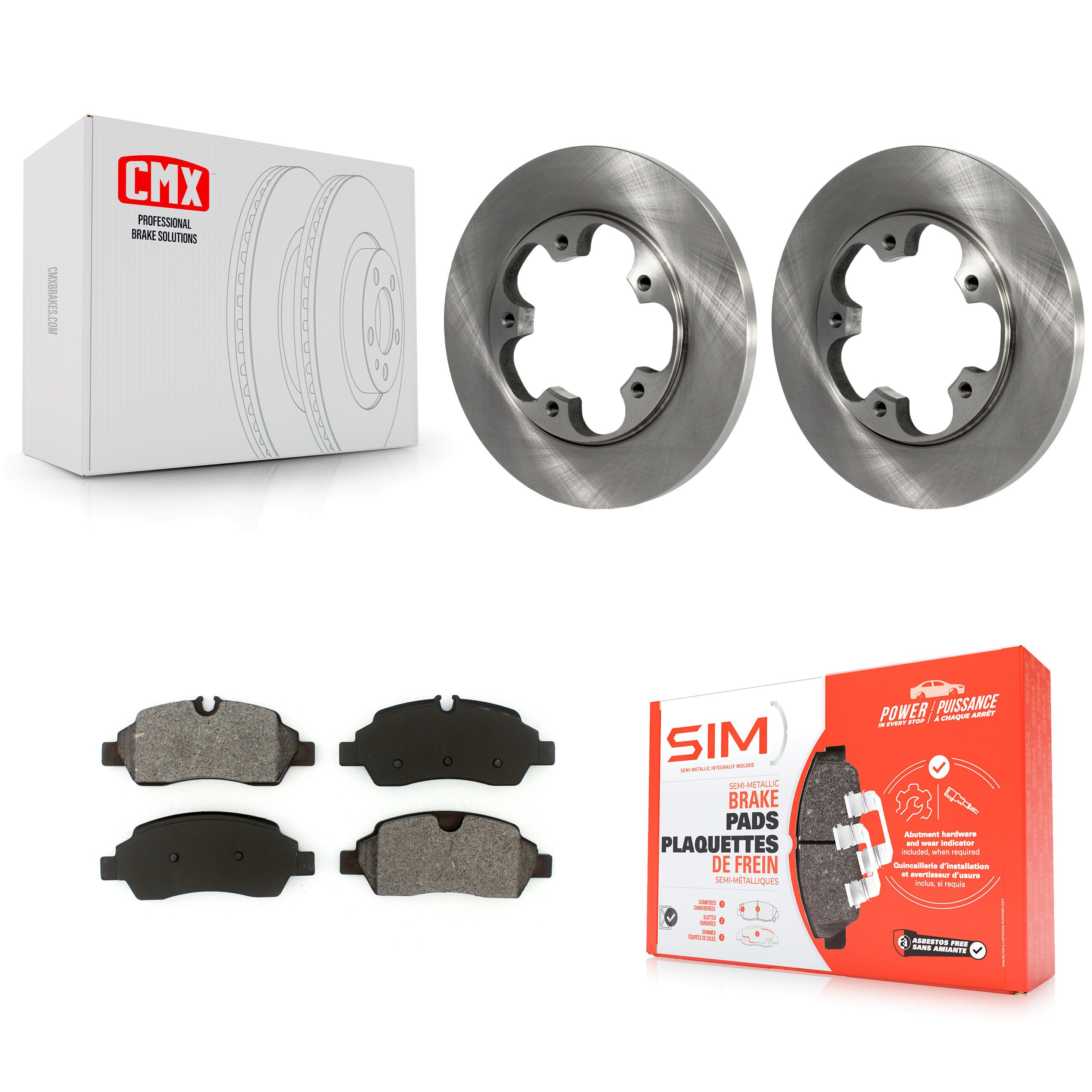 Transit Auto K8S-101646 Disc Brake Kit for 2015-2019 Ford Transit-350 HD, Ford Transit-150, Ford Transit-250 & more - Rear product image