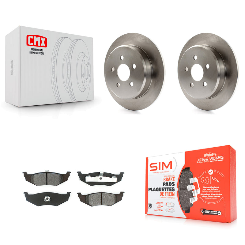 Transit Auto K8S-101651 Disc Brake Kit for 1995-2007 Chrysler PT Cruiser, Chrysler Sebring, Dodge Stratus & more - Rear product image