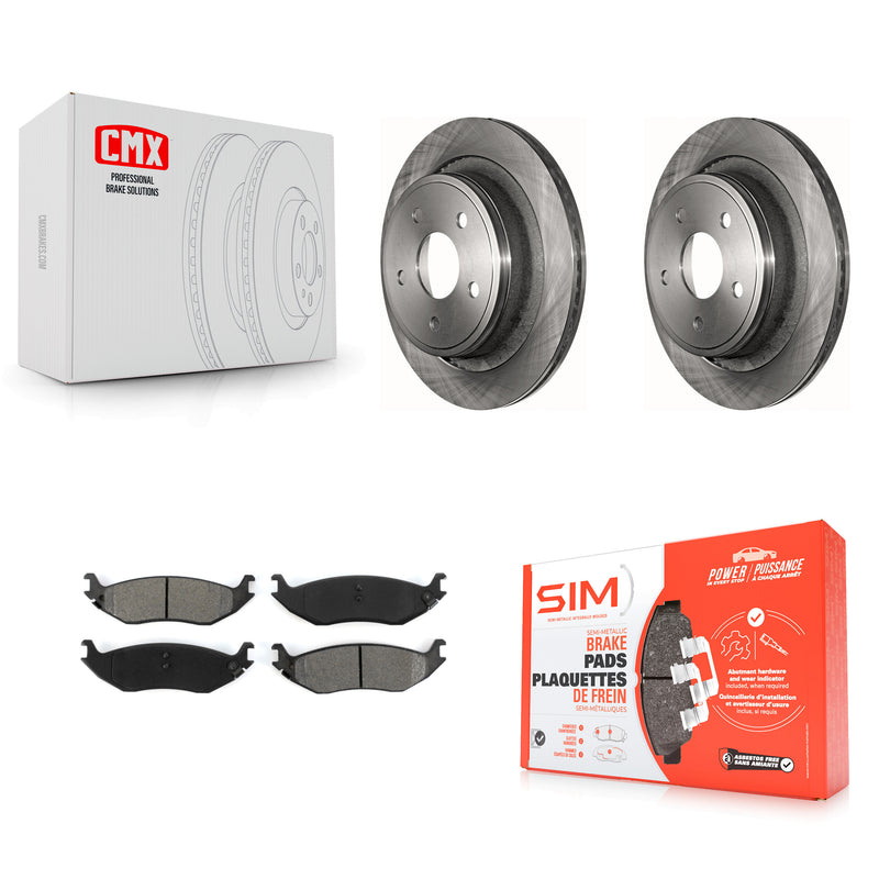 Transit Auto K8S-101658 Disc Brake Kit for 2002-2004 Dodge Ram 1500 - Rear product image