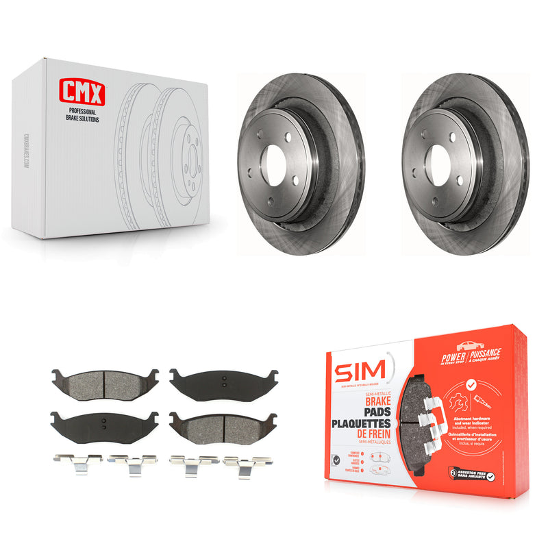 Transit Auto K8S-101659 Disc Brake Kit for 2004-2023 Ram 1500 Classic, Ram 1500, Dodge Ram 1500 & more - Rear product image