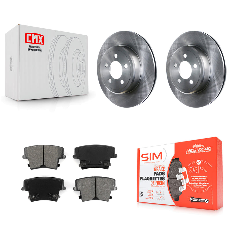Transit Auto K8S-101668 Disc Brake Kit for 2005-2023 Dodge Challenger, Dodge Charger, Chrysler 300 - Rear product image