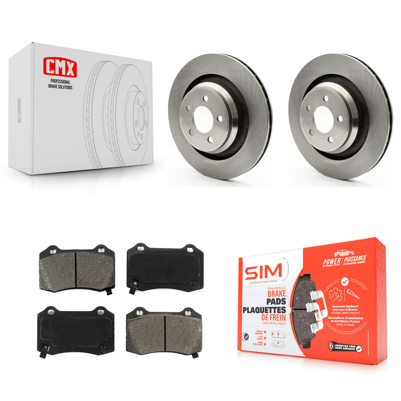 Transit Auto K8S-101670 Disc Brake Kit for 2005-2023 Dodge Challenger, Dodge Charger - Rear product image