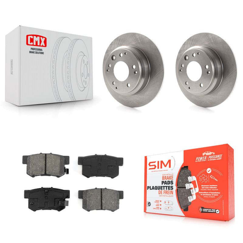 Transit Auto K8S-101694 Disc Brake Kit for 1991-1999 Acura RL, Isuzu Oasis, Honda Odyssey & more - Rear product image