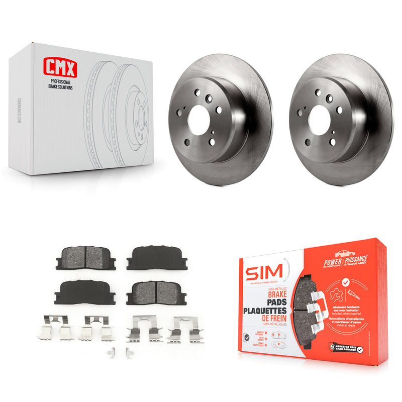 Transit Auto K8S-101712 Disc Brake Kit for 2001-2003 Toyota Highlander - Rear product image