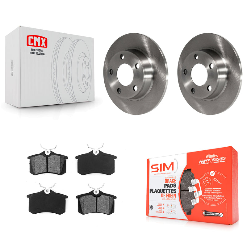 Transit Auto K8S-101754 Disc Brake Kit for 2000-2005 Audi Allroad Quattro, Audi A6 Quattro - Rear product image