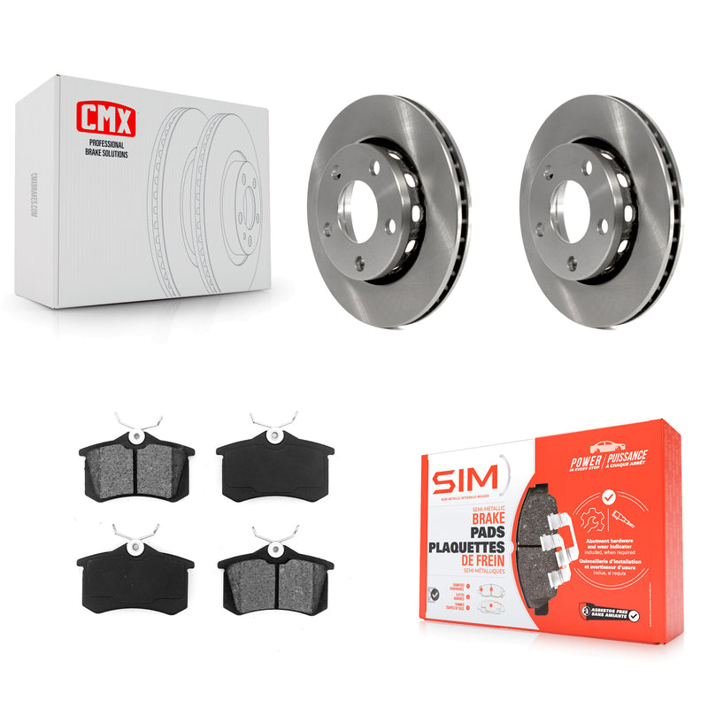 Transit Auto K8S-101775 Disc Brake Kit for 2000-2001 Audi S4 - Rear product image