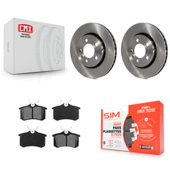 Transit Auto K8S-101781 Disc Brake Kit for 2000-2006 Volkswagen Jetta, Volkswagen R32, Volkswagen Golf & more - Rear product image